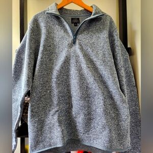 J. Crew Authentic Men's Speckled Blue Fleece